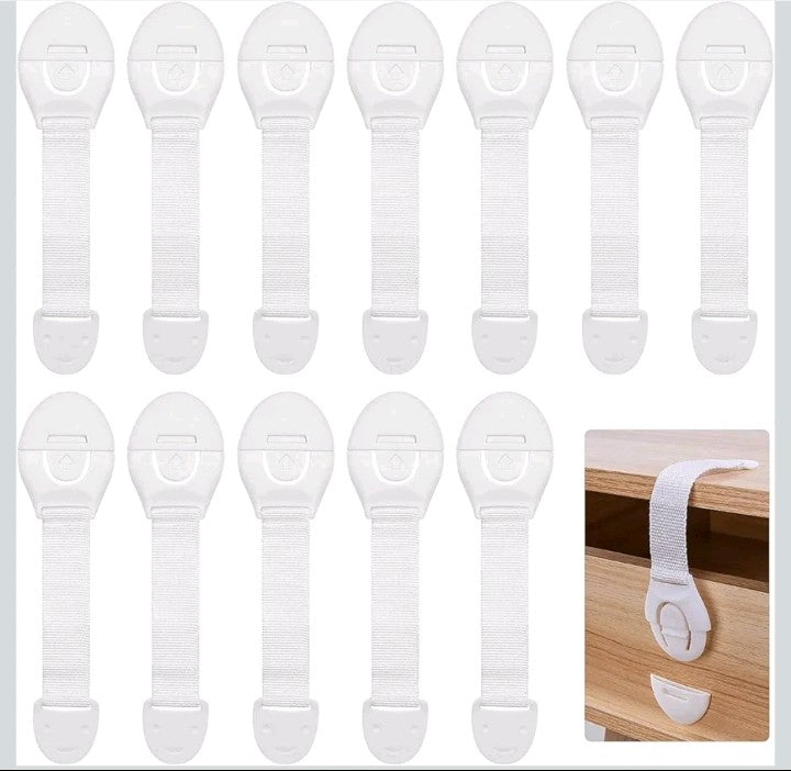 10x Kindersicherung Schrankschloss Tür Baby Schutz Schubladen, Für Küche & Mehr